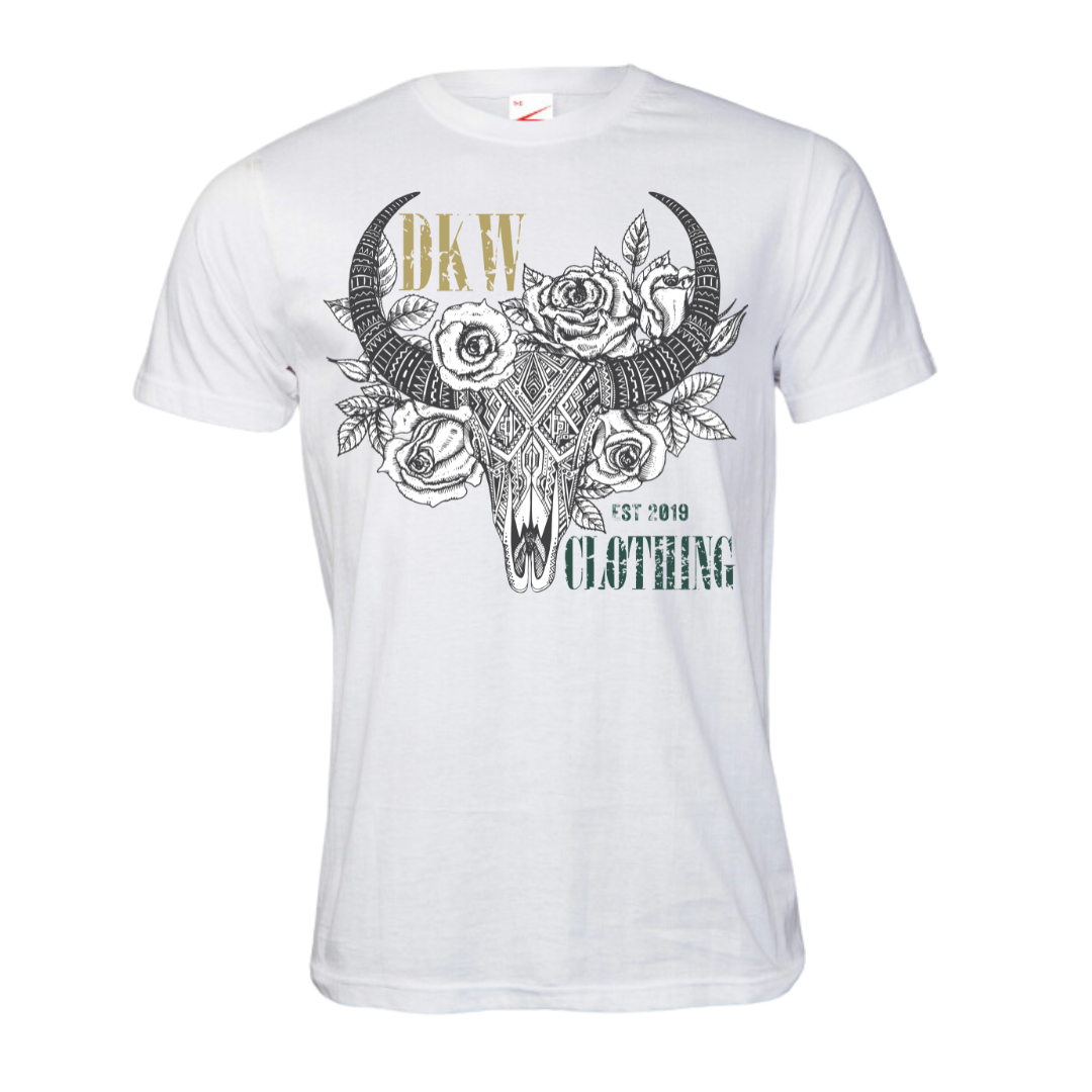 "Wild & Free Skull" T Shirt