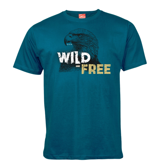 🦅 Wild & Free Blue T-Shirt