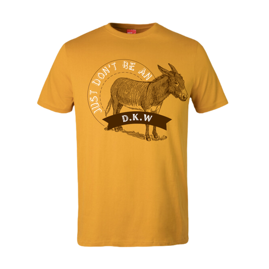 Men’s “Don’t Be an Ass” South African Donkey Graphic T-Shirt
