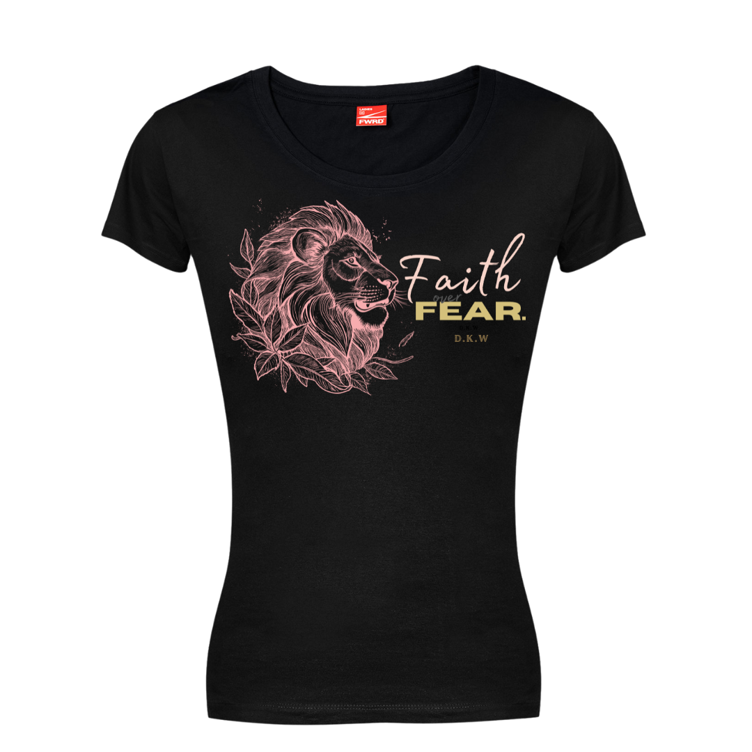 Faith Over Fear Ladies' Tee 🌸